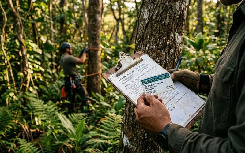 ISA arborist certification card