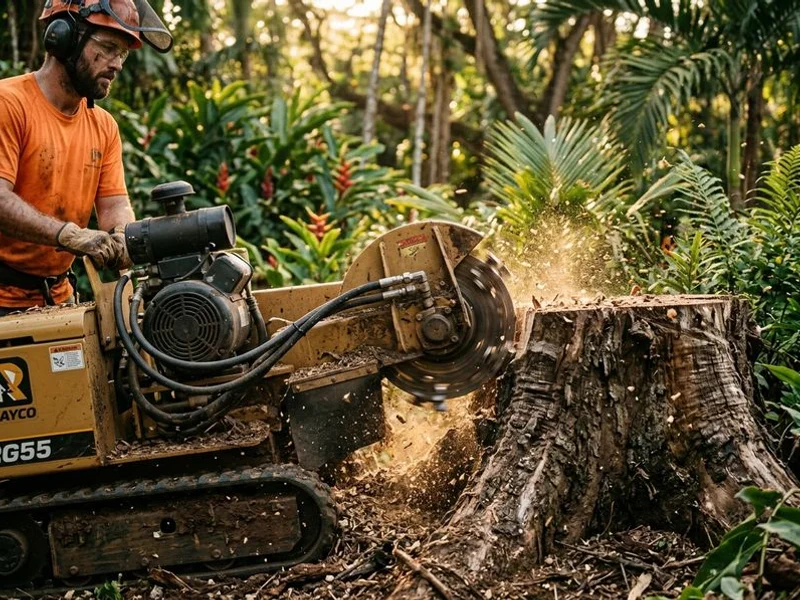 Stump Grinding & Removal project 1