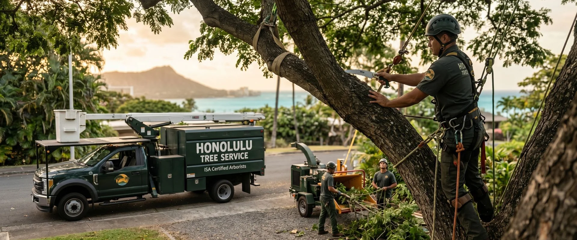 Local ISA-certified arborist team serving Oahu